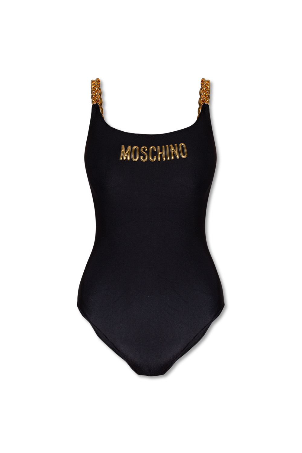 Moschino black discount and gold swimsuit